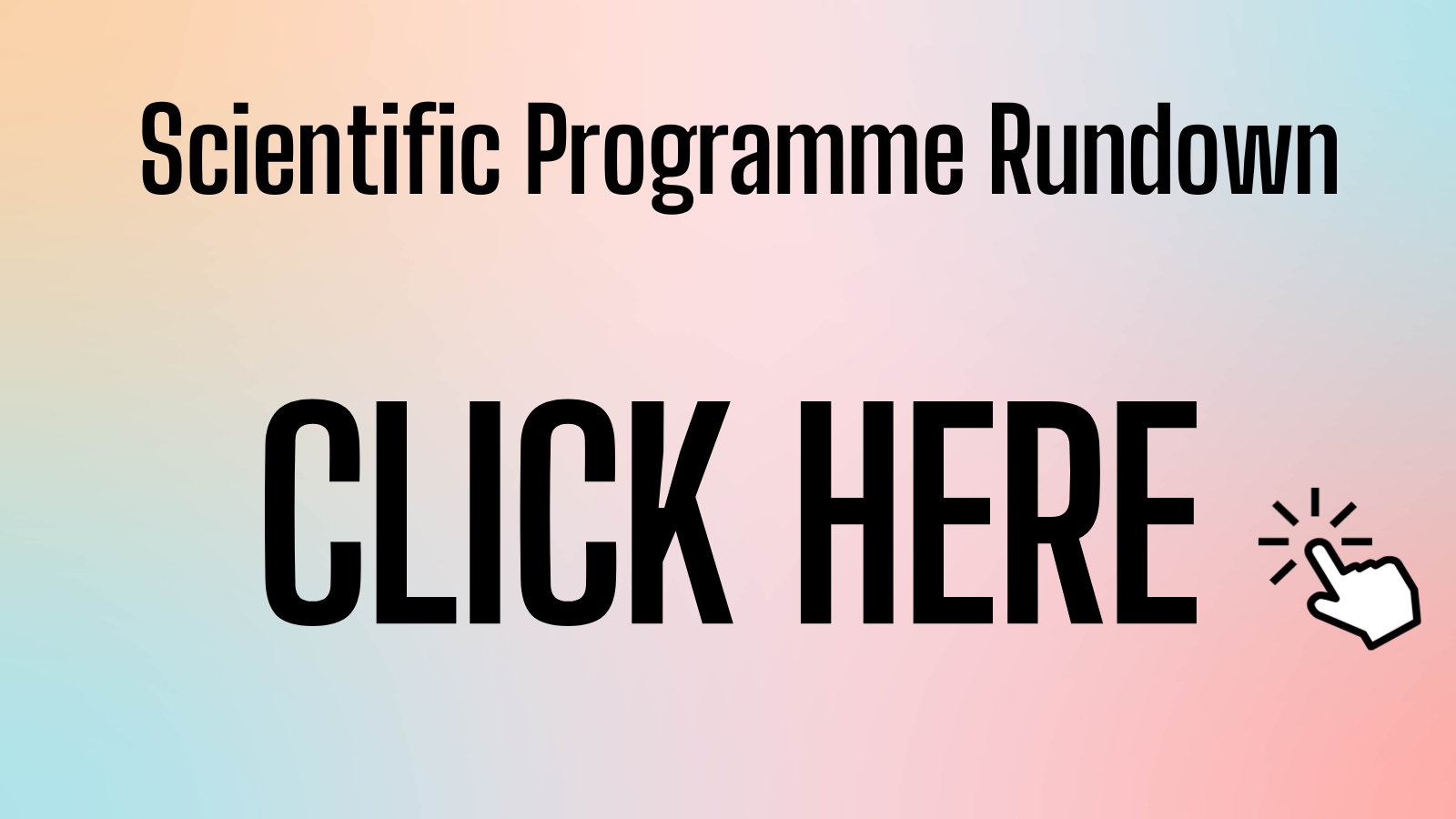 Scientific Programme Rundown